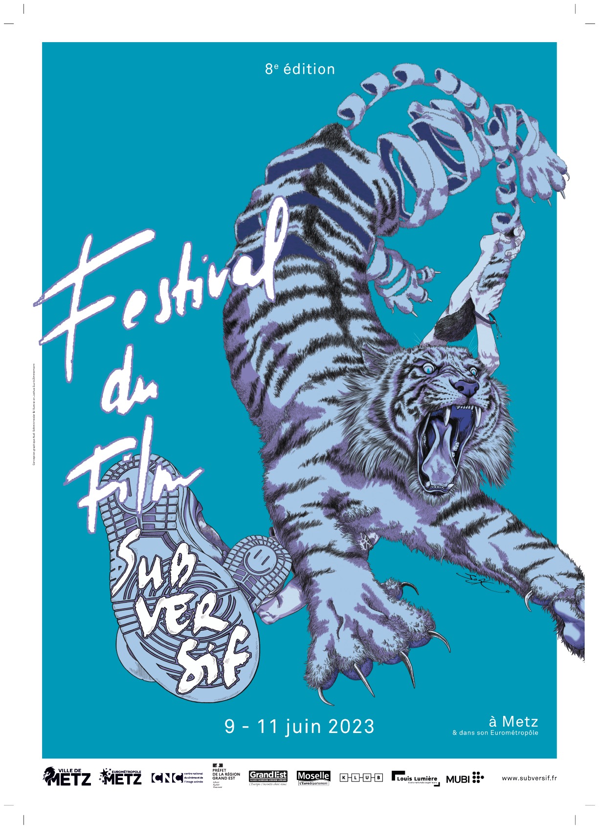 Affiche festival du film Subversif.