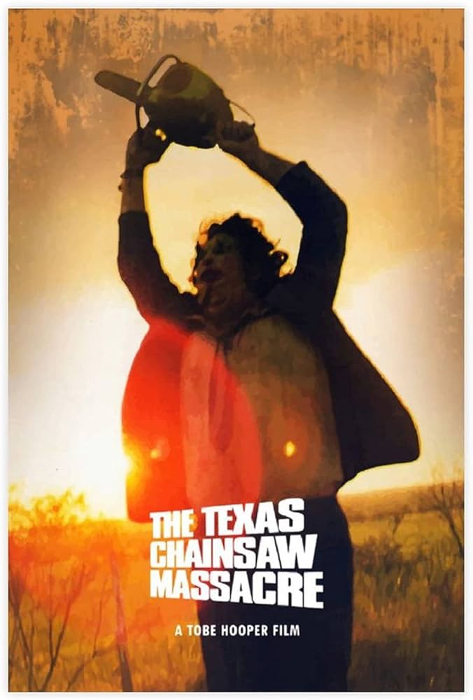 Affiche film Massacre à la tronçonneuse.
