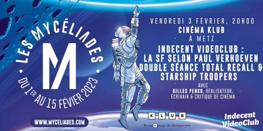 Affiche cinéma soirée SF selon Verhoeven.