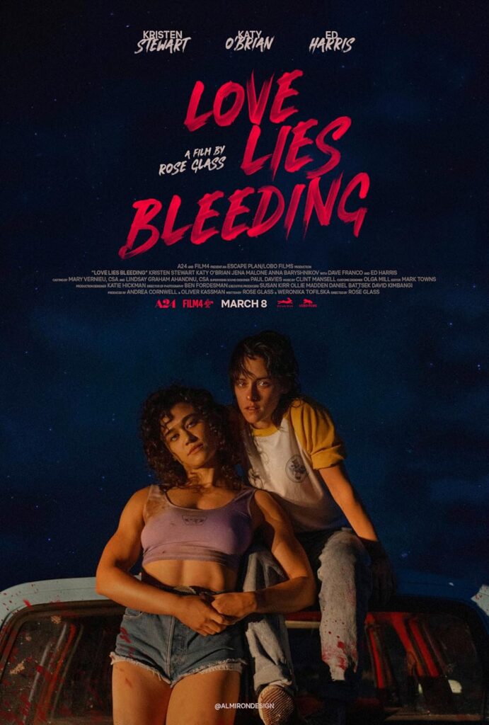 Affiche film Love lies bleeding.