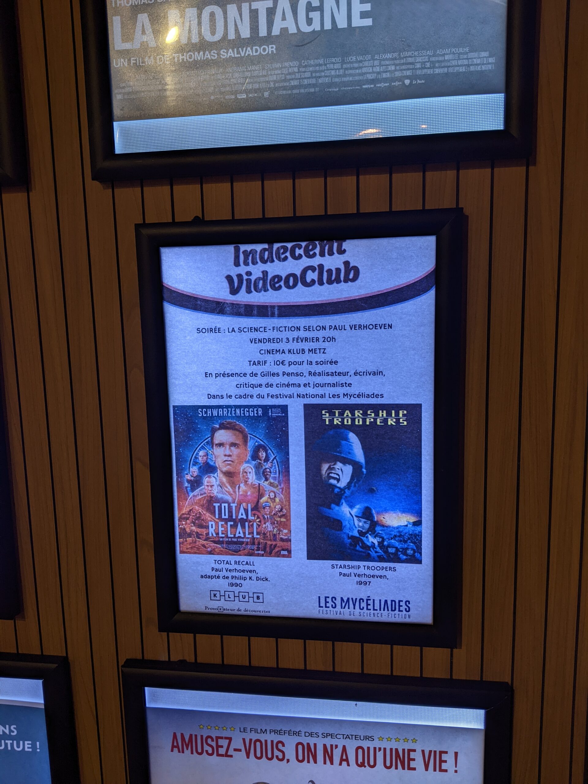 Photo de la soirée.