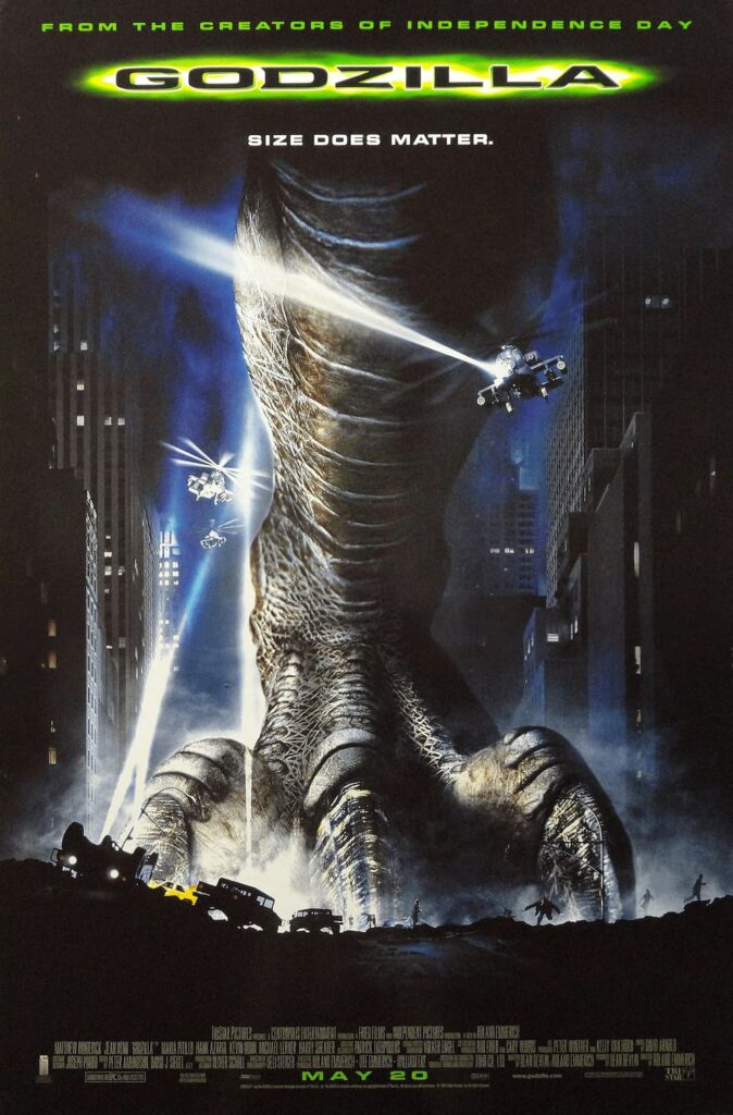 Affiche film Godzilla.