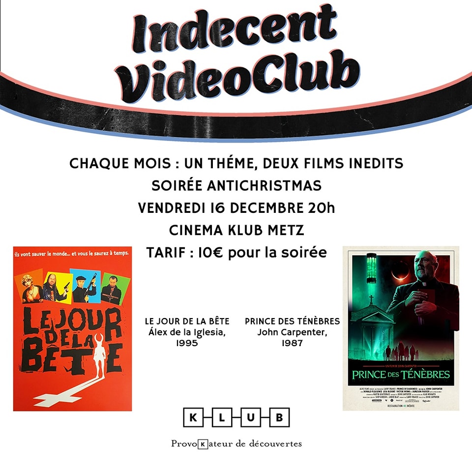 Affiche cinéma soirée Antichristmas.