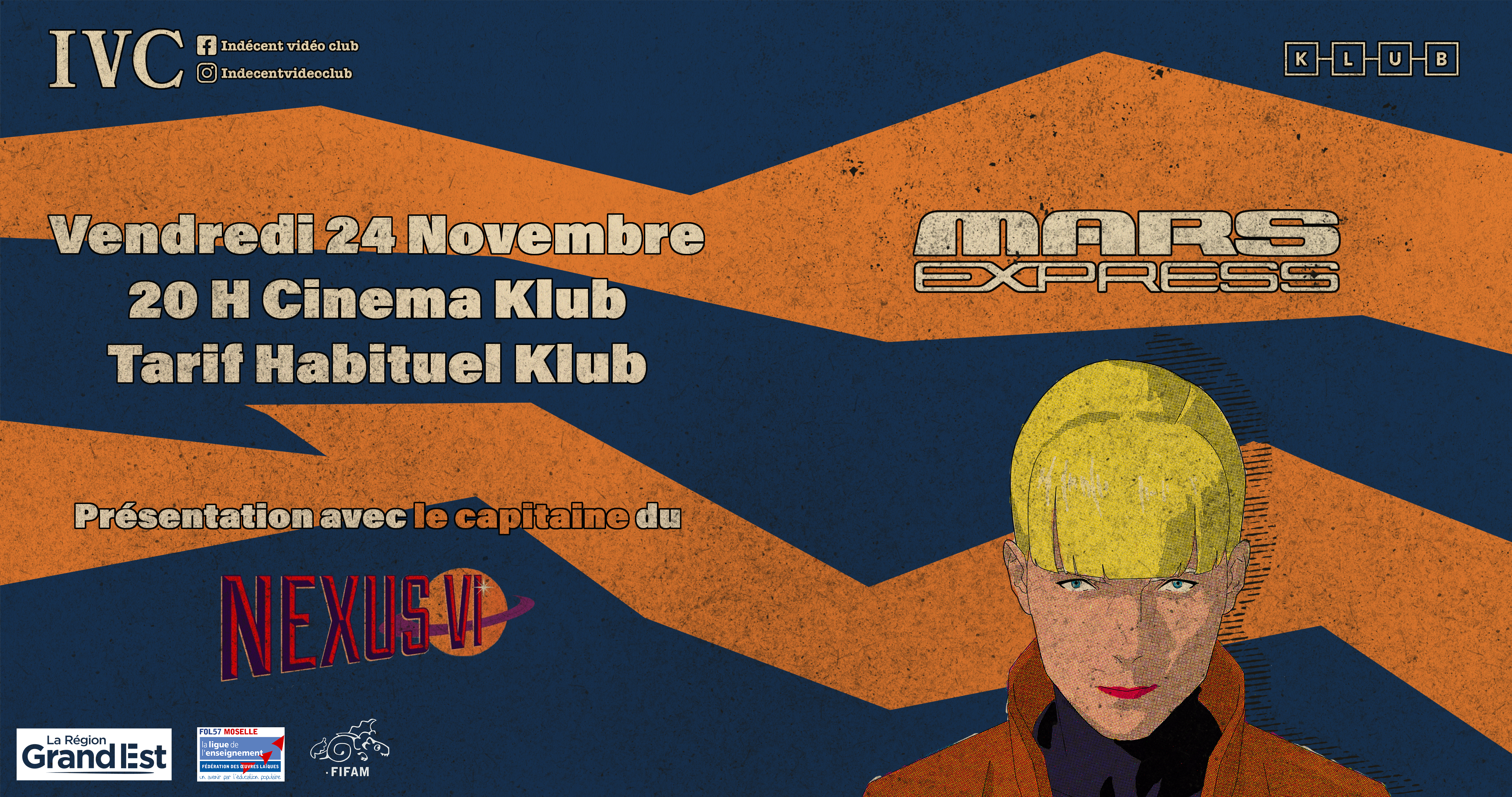 Affiche cinéma Mars express.